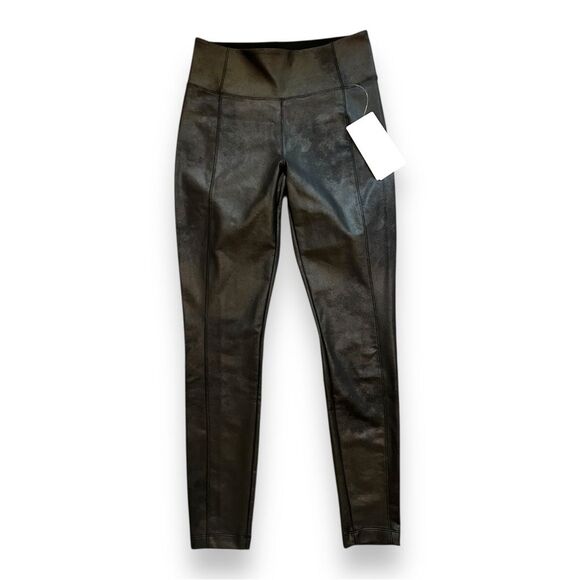 NWT Athleta Delancey Gleam Tight Black Lustre Size Small Leggings Athleisure - Picture 1 of 10